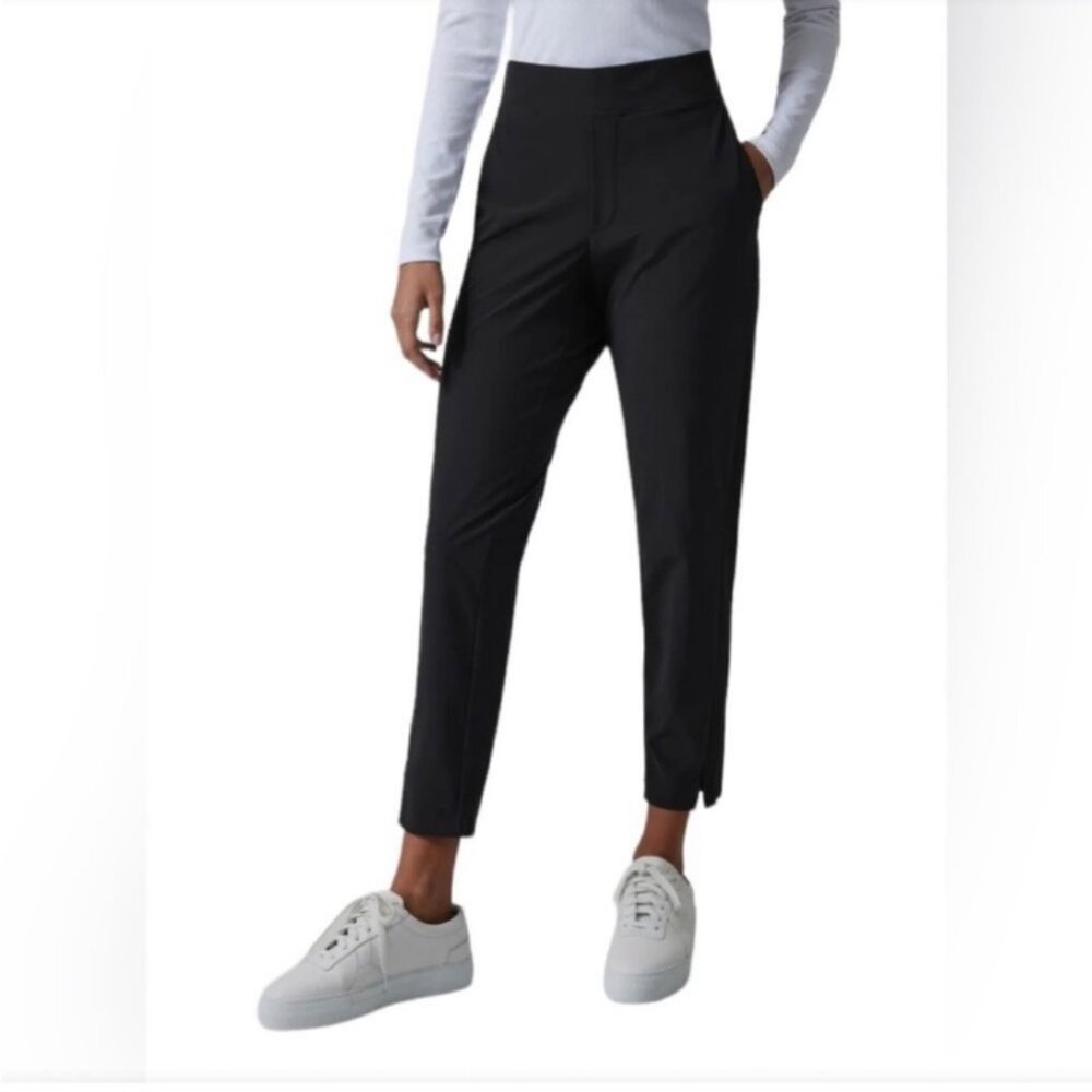 Athleta Brooklyn Ankle Pant In Black Size 4P - Picture 2 of 16